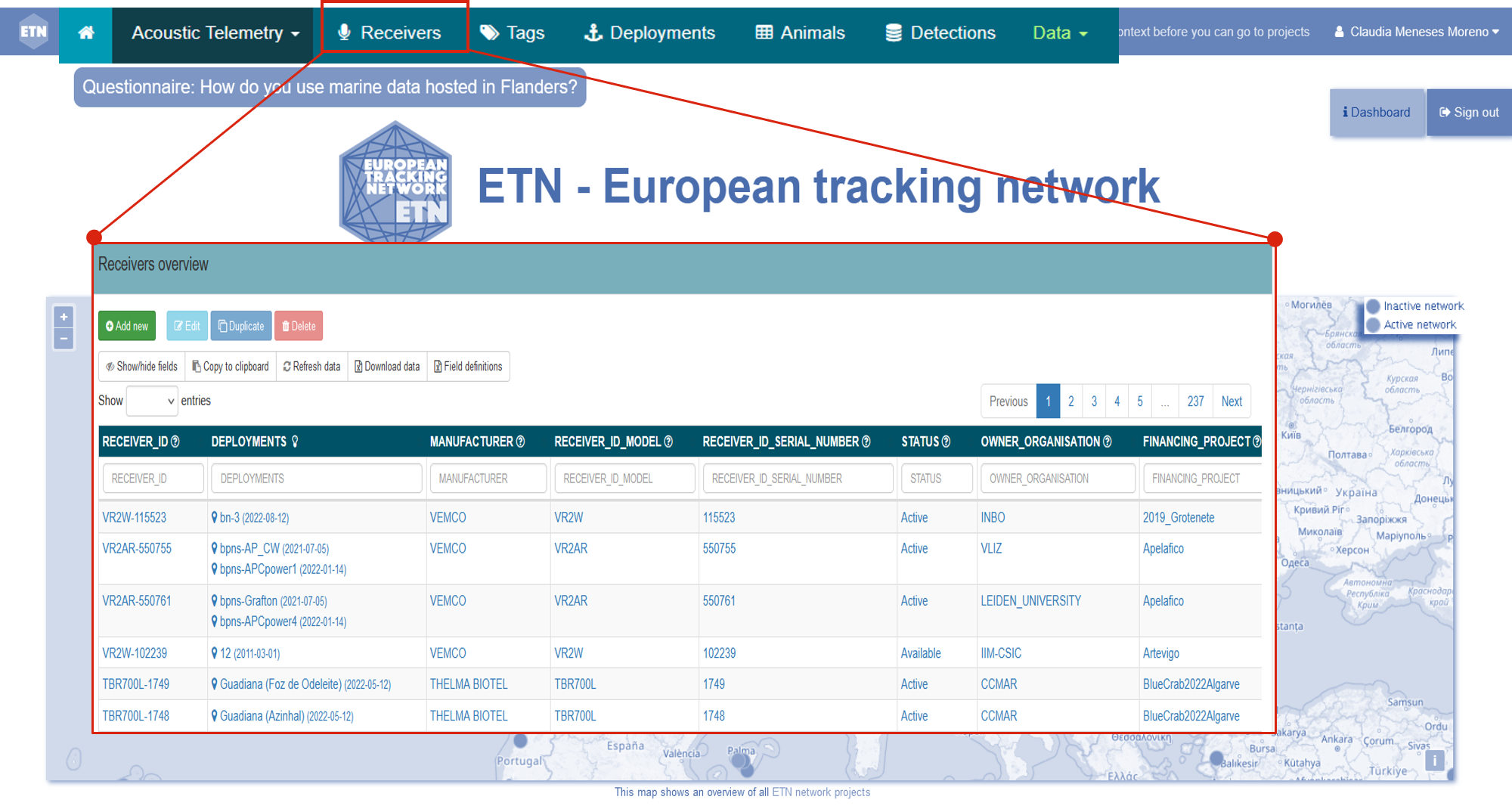 Metadata tables